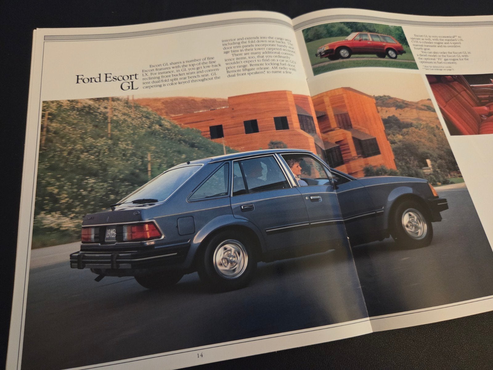Brochure Ford Escort 1985 USA, Ophalen of Verzenden, Zo goed als nieuw, Ford