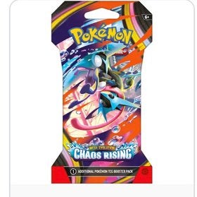 Pokémon TCG Mega Evolution Chaos Rising sleeved pack, Ophalen of Verzenden, Nieuw, Booster, Foil