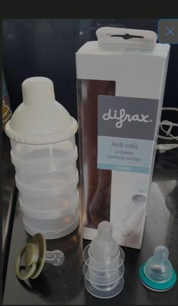 Difrax S-fles, speentjes en voedingstoren, Ophalen of Verzenden, Nieuw, Overige typen