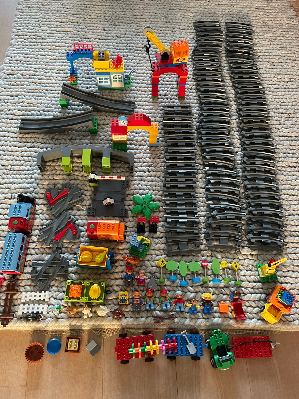 Lego duplo treinset uitgebreid, Ophalen, Zo goed als nieuw, Duplo