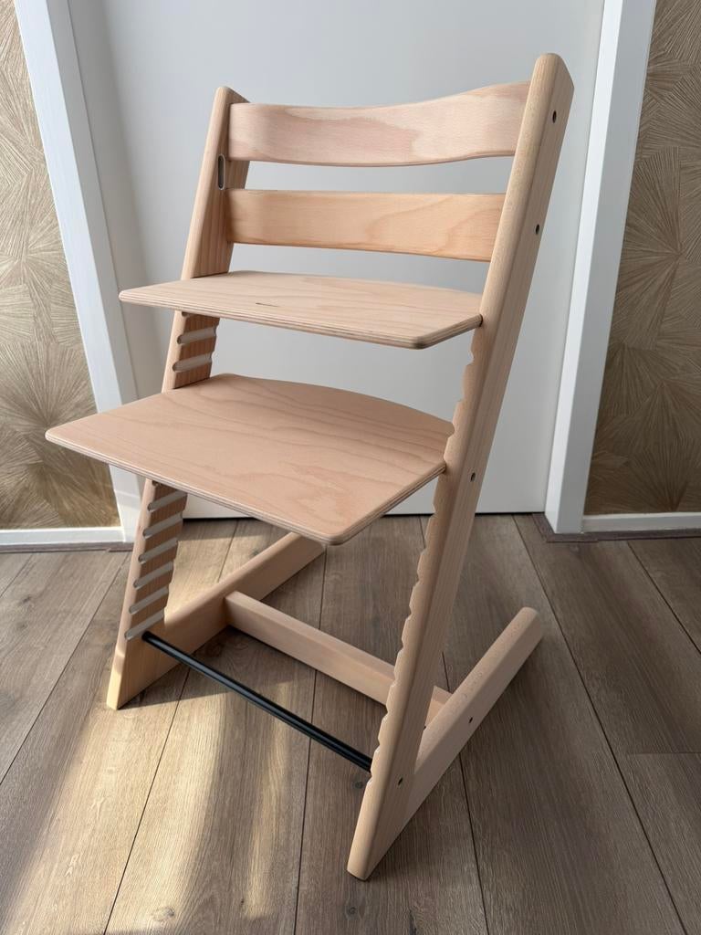 Stokke Tripp Trapp stoel naturel, Ophalen, Gebruikt, Meegroeistoel
