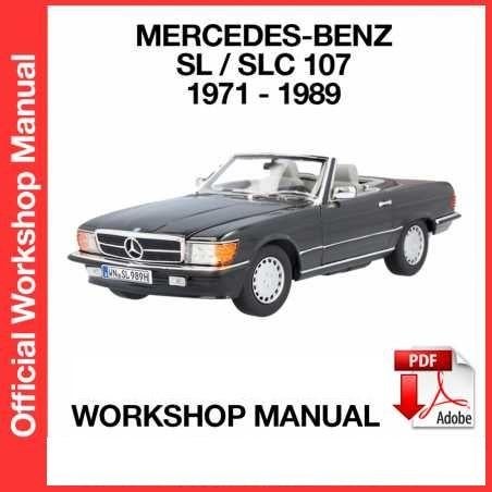 Mercedes SL 1971-1989 R107 Workshop manual op DVD in PDF, Auto diversen, Handleidingen en Instructieboekjes, Verzenden