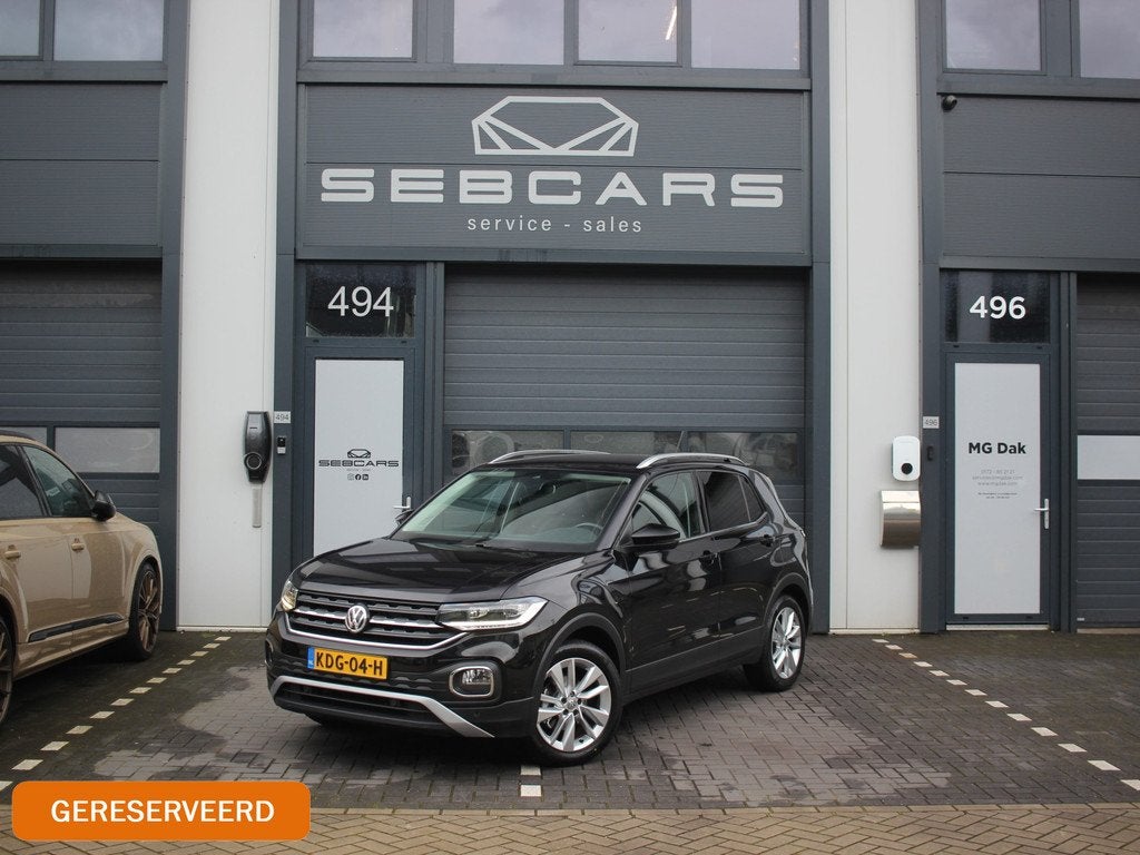 Volkswagen T-Cross 1.0 TSI Carat DSG / Keyless / ACC / Virtu, T-Cross, Gebruikt, Met garantie (alle), Zwart