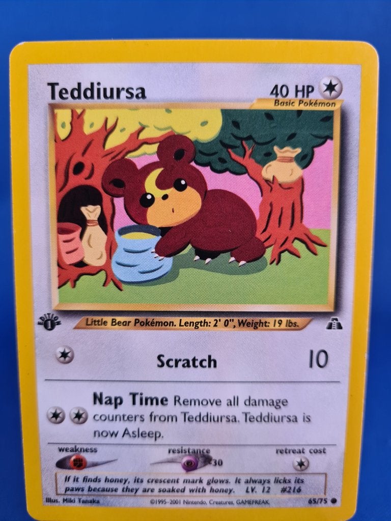 Teddiursa 65/75 - Neo Discovery (1st edition), Verzenden, Gebruikt