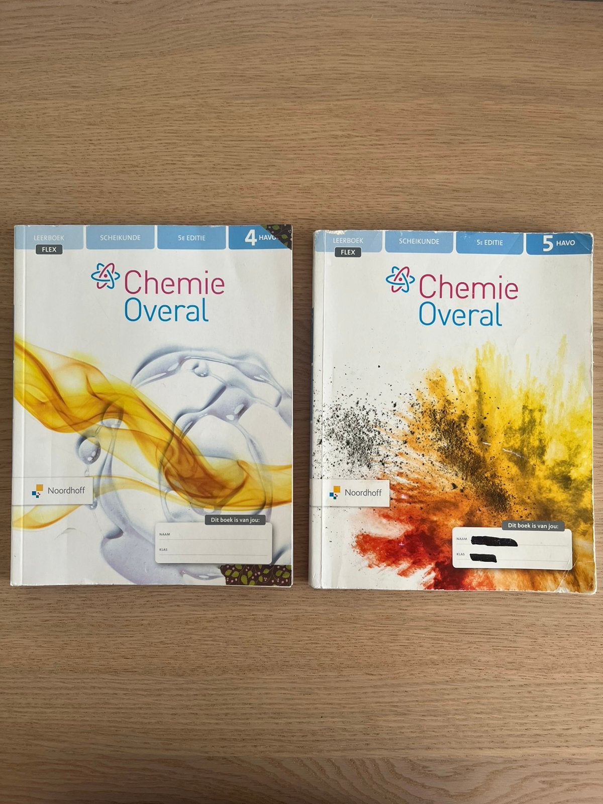 Scheikunde 4 & 5 Havo Flex boeken 5e editie Chemie overal, Ophalen of Verzenden, Nieuw, HAVO, Scheikunde