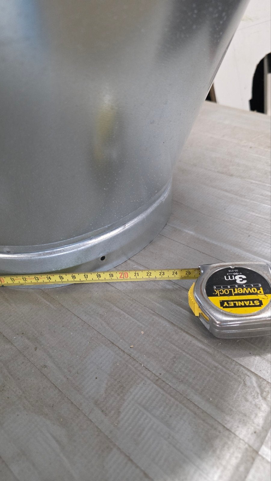 Deflectorkap rond 250 mm - Nieuw, verzinkt staal, Ophalen, Nieuw