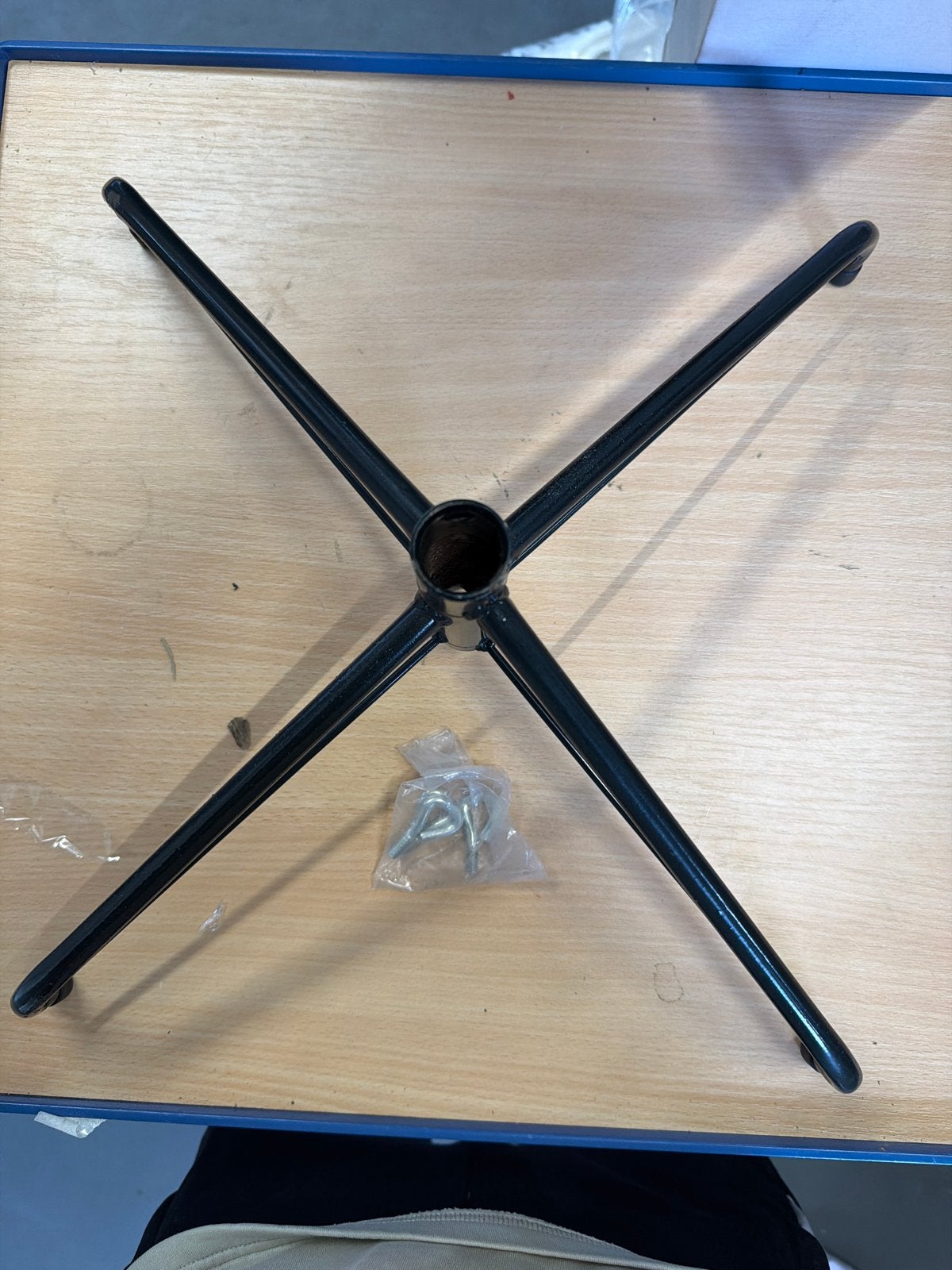 Zwart metalen onderstel voor kerstboom of parasol, Ophalen of Verzenden, Nvt, Nvt, Nvt