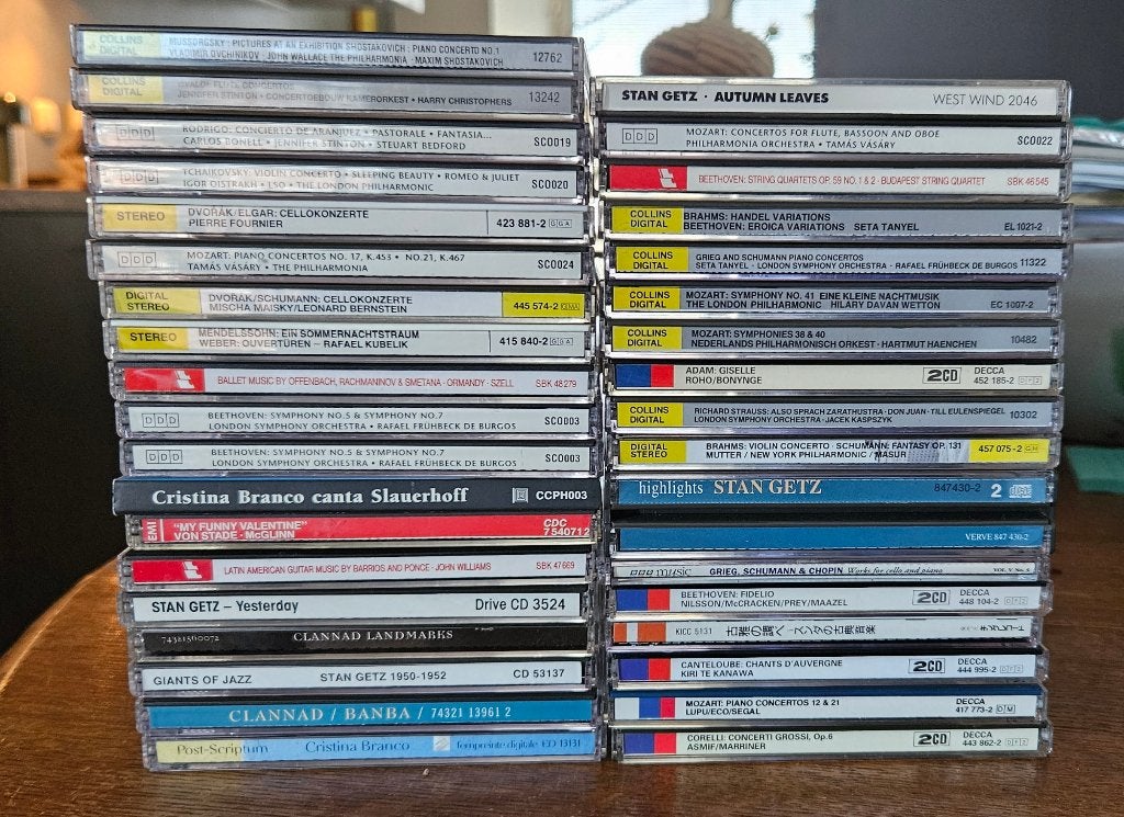 40 GRATIS cd's, Ophalen, Zo goed als nieuw, Overige typen