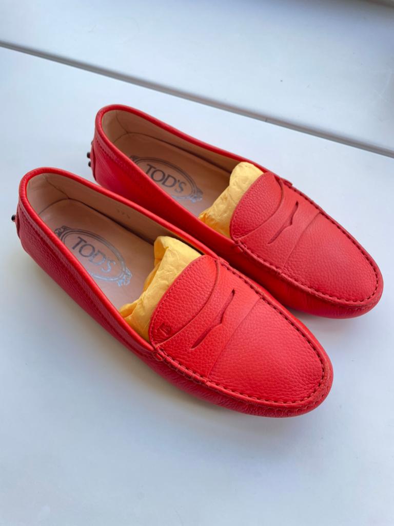 TOD’S Loafers - women 37.5, Ophalen, Gedragen, Oranje, Instappers