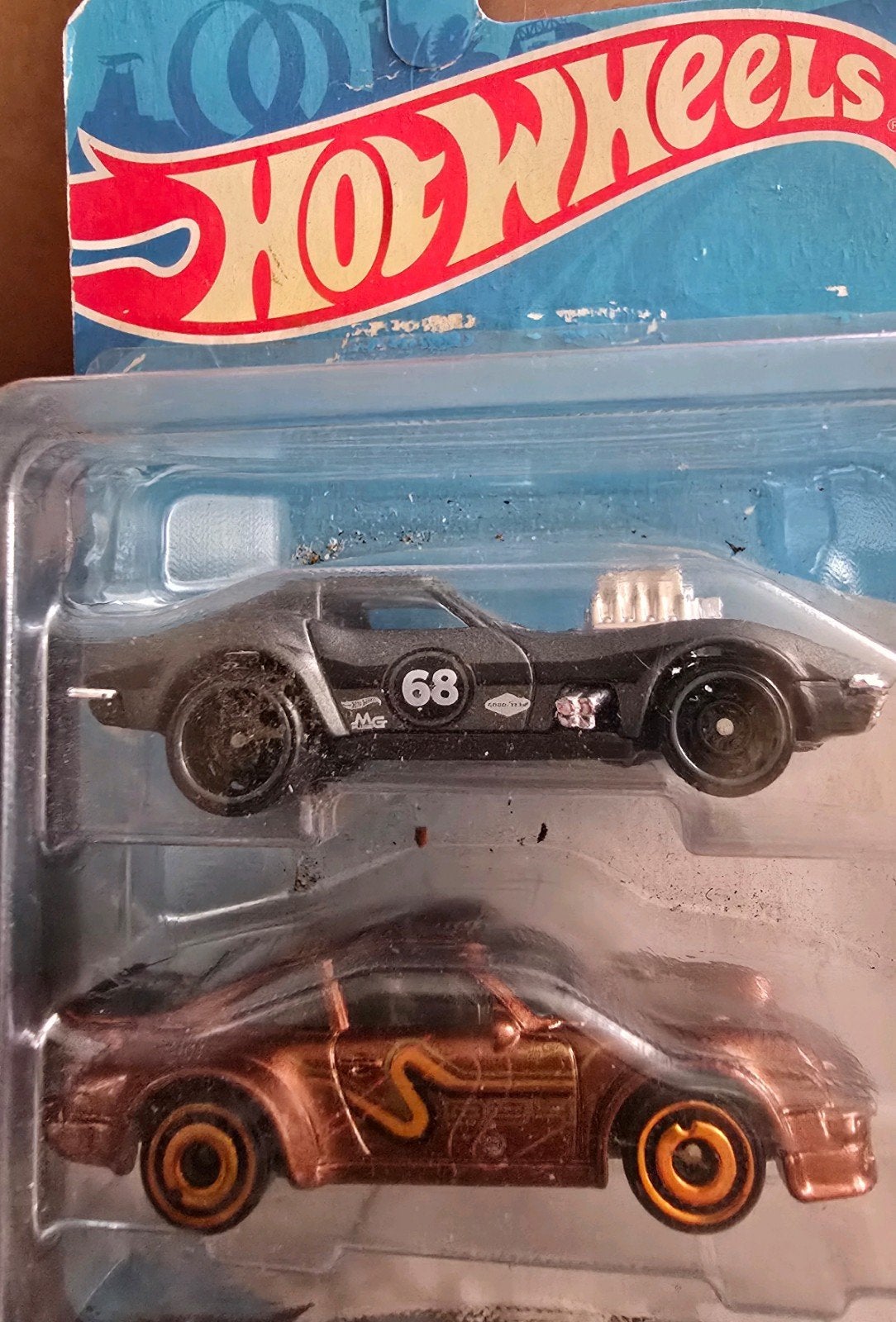 Hot Wheels 2-pack: Corvette en Porsche 911, Ophalen of Verzenden, Nieuw, Auto