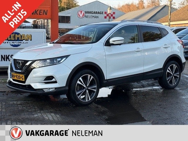 NISSAN Qashqai 1.2 115pk DIG-T N-Connecta panoramadak rijkla, Voorwielaandrijving, 12 maanden, Stof, Gebruikt