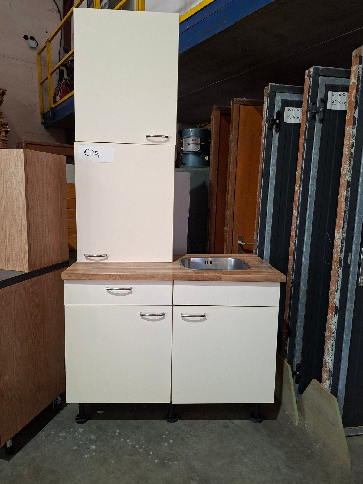 Keuken, keukenkasten, Ophalen, Wit, Overige typen