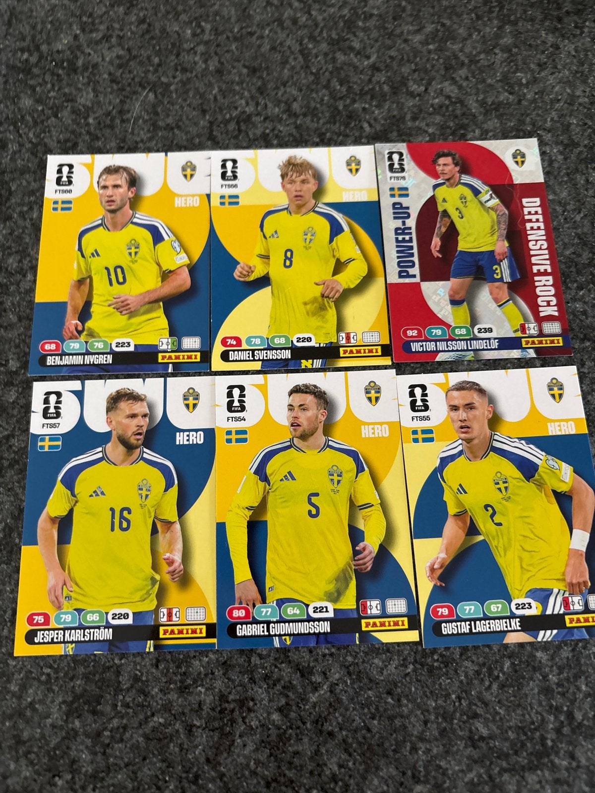 Panini Adrenalyn XL Voetbalkaarten Zweden, Ophalen of Verzenden, Zo goed als nieuw, Buitenlandse clubs, Spelerskaart
