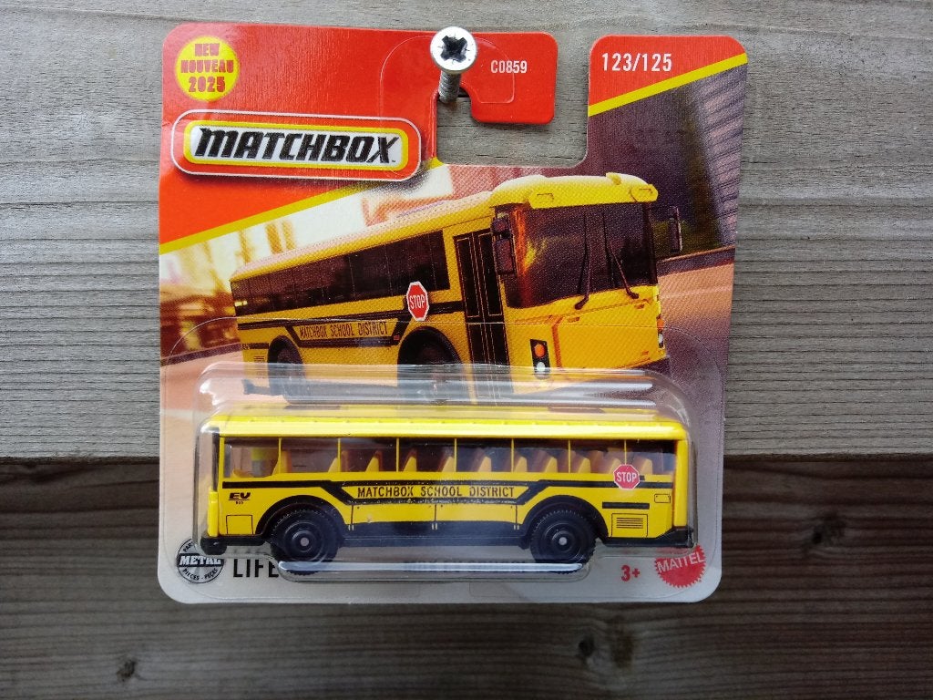 School Bus EV Matchbox, Ophalen, Nieuw, Bus of Vrachtwagen