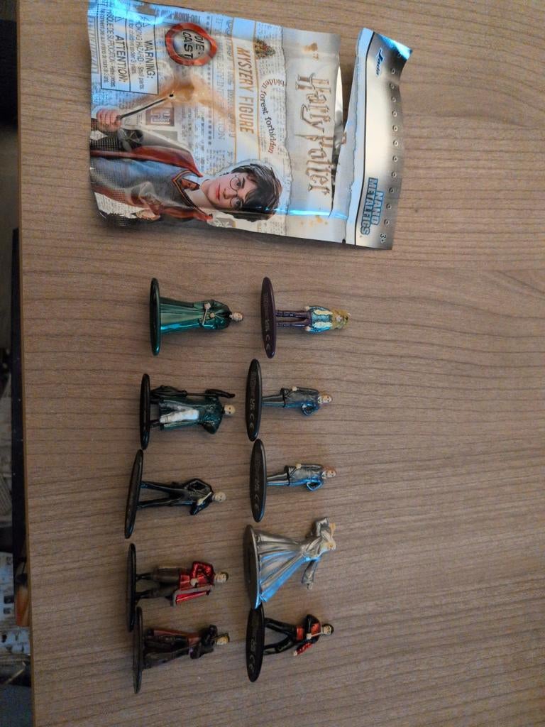 Harry Potter Nano Metalfigs - 9 beeldjes, Ophalen of Verzenden, Nieuw, Actiefiguurtje