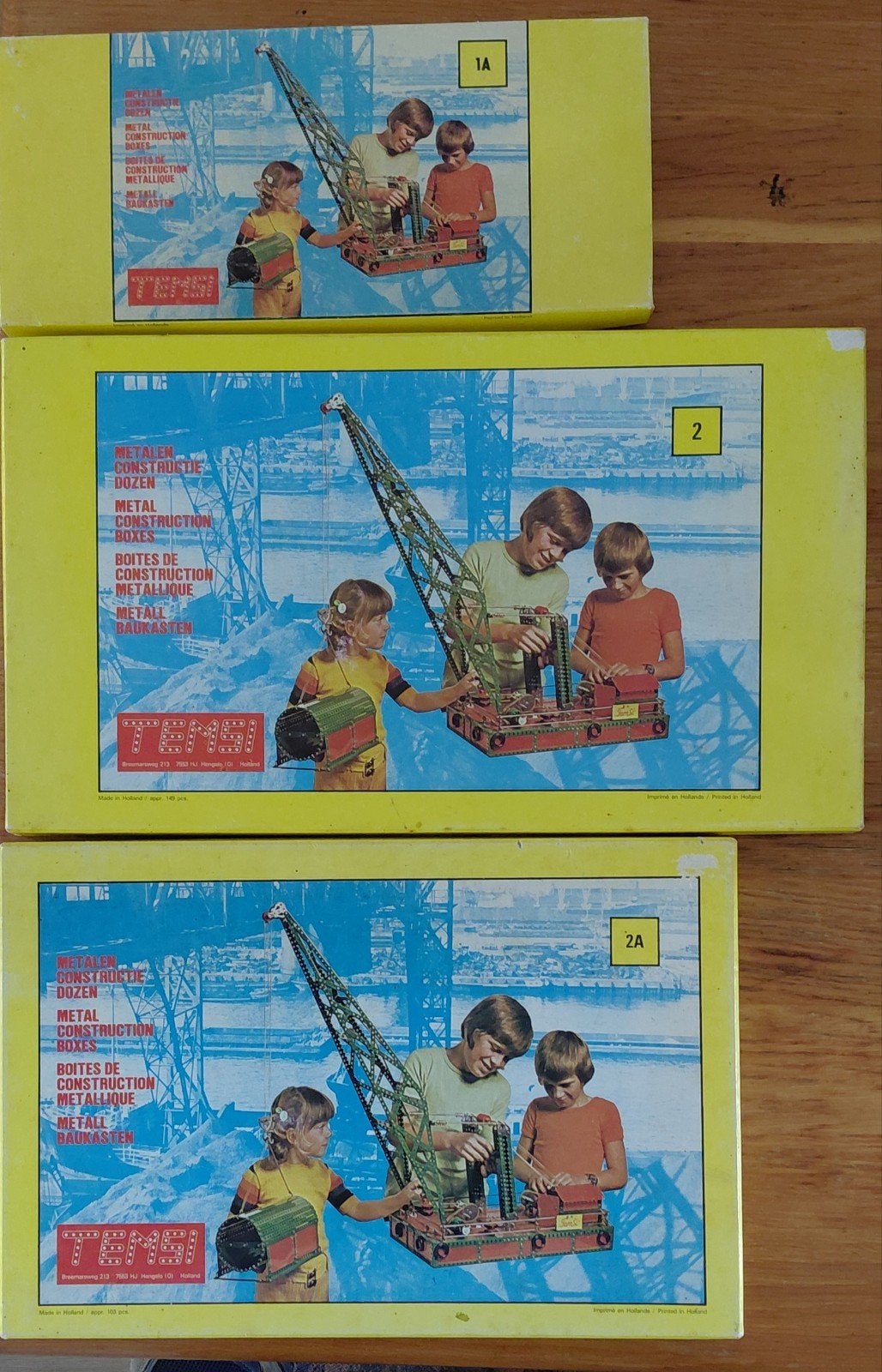 Vintage Constructie Speelgoed voor jong en oud TemSi Meccano, Ophalen, Gebruikt