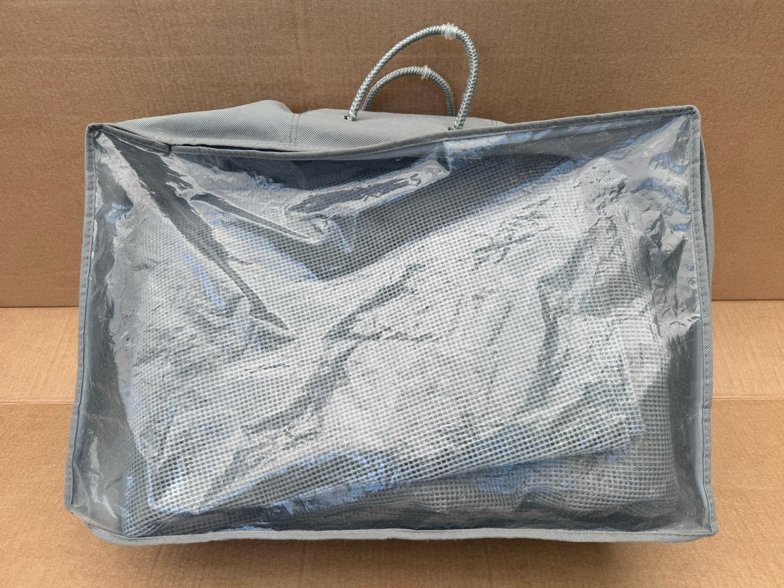 Tenttapijt pvc  2,50 x 4 meter - Grijs, Ophalen of Verzenden, Gebruikt