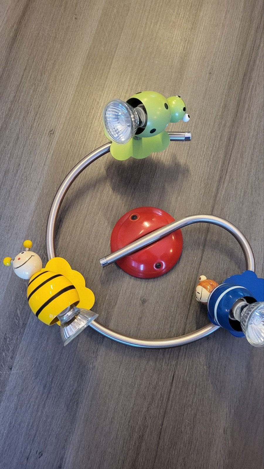 Plafondlamp kinderkamer, Ophalen