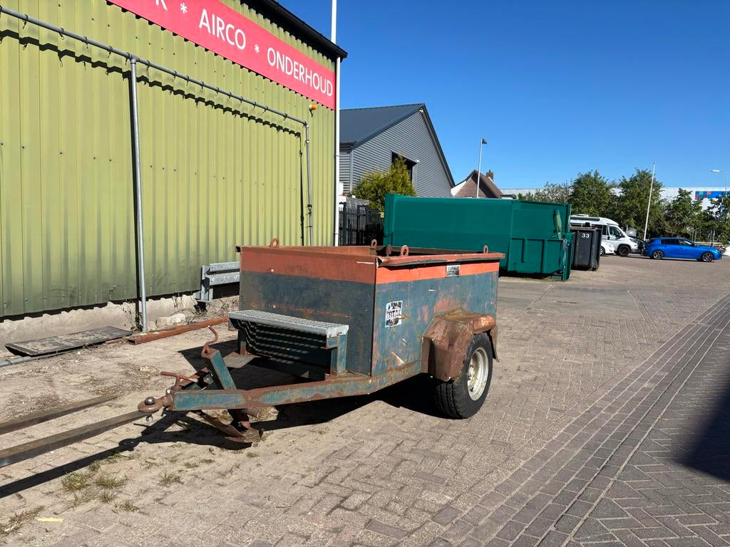 Robuuste aanhanger, Ophalen, Gebruikt