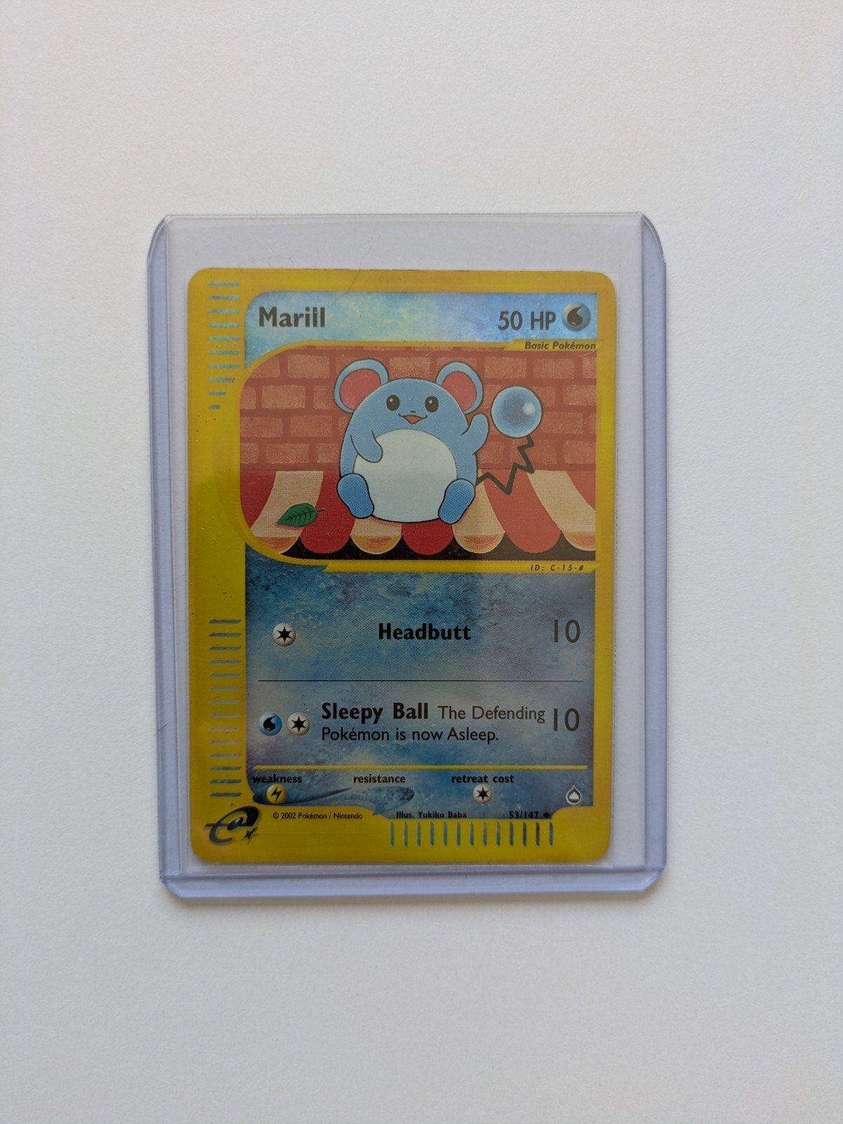 Marill 53/147 aquapolis reverse holo, Verzenden