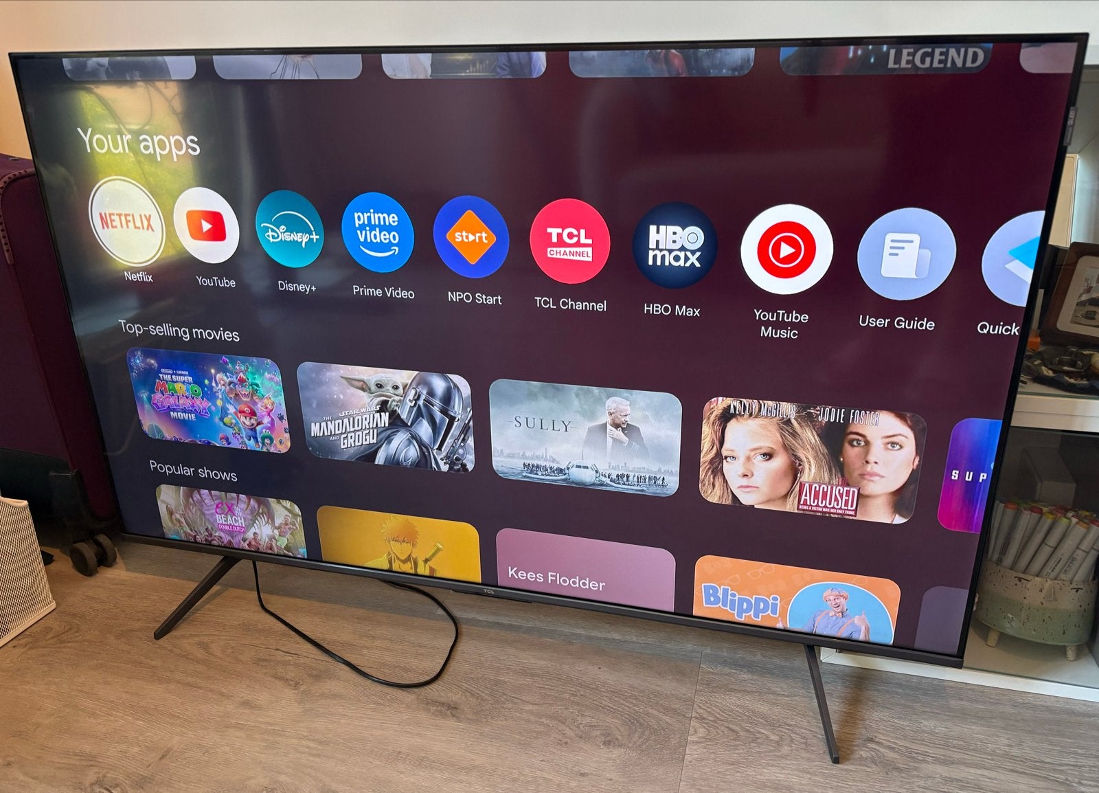 TCL QLED Smart TV 50 inch - Zo goed als nieuw, QLED, 50 Hz, Zo goed als nieuw, 100 cm of meer
