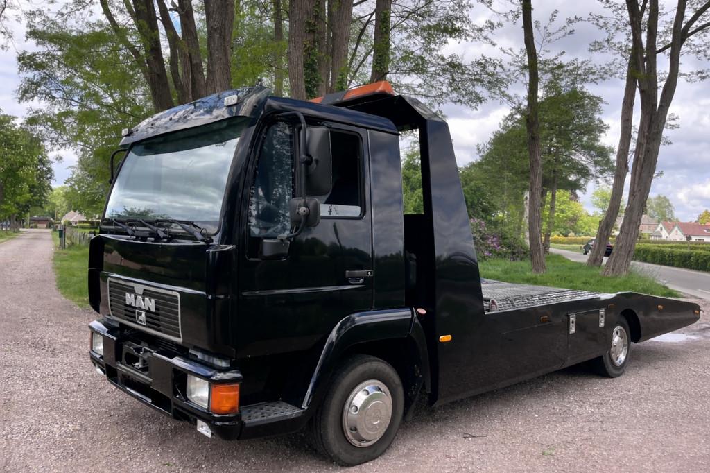MAN Oprijauto bergingsauto Trailer, Auto's, Euro 2, MAN, Bedrijf, Diesel
