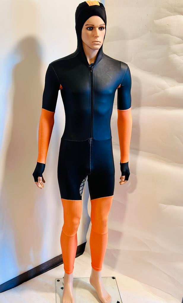 Schaatskleding schaatspak snelpak speedsuit maat 170 rubber, Sport en Fitness, Ophalen of Verzenden, Zo goed als nieuw