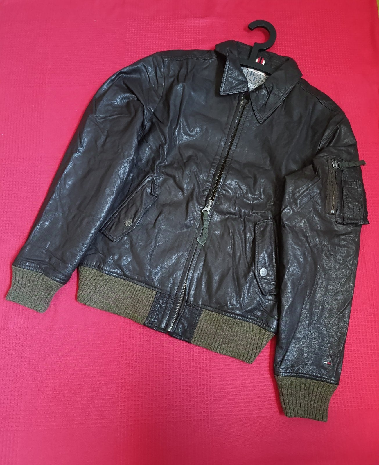 Heren echt leren jas, maat M - Uitstekende staat, Kleding | Heren, Jassen | Winter, Ophalen of Verzenden, Zo goed als nieuw, Maat 46 (S) of kleiner