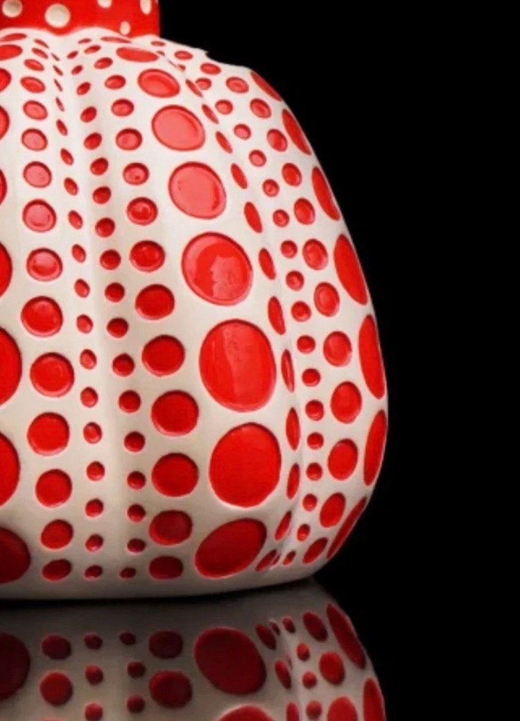 Yayoi Kusama – Set van 2 Sculpturen “Pumpkin”, Ophalen of Verzenden