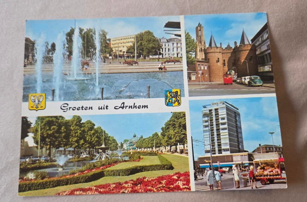 Groeten uit Arnhem, Verzenden, 1960 tot 1980, Gelopen, Gelderland