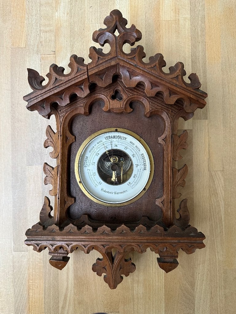 Antieke holosteric barometer, Ophalen, Gebruikt, Barometer