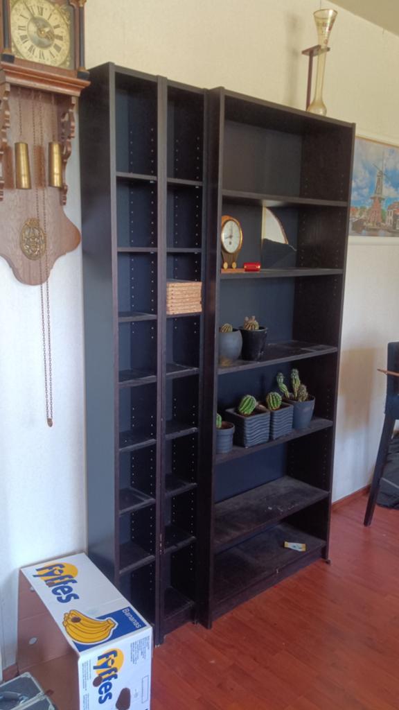 2 IKEA Gnedby CD/DVD kasten zaterdag gratis ophalen, Ophalen, Met plank(en), Gebruikt, 200 cm of meer