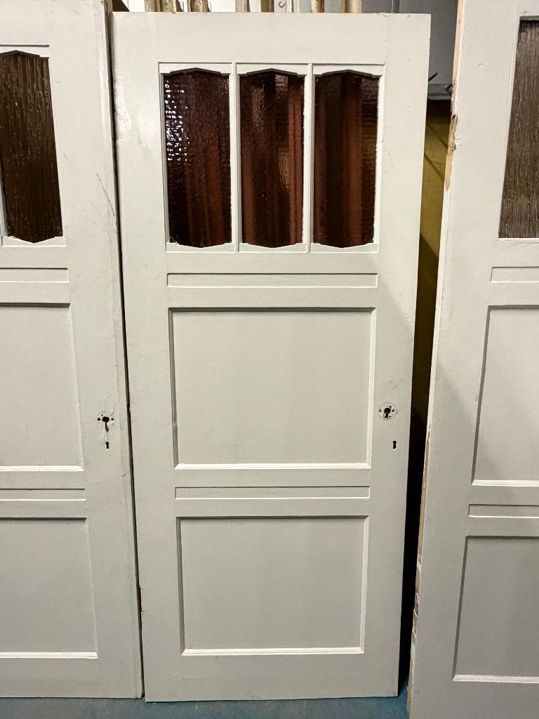 Serie antieke deuren 8 stuks circa 202x82cm, Ophalen