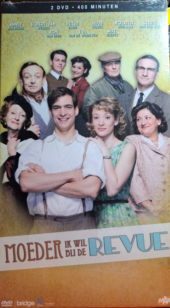 Moeder ik wil bij de revue - 2 DVD (8-delige serie) NIEUW, Cd's en Dvd's, Alle leeftijden, Drama, Nieuw in verpakking, Complete serie