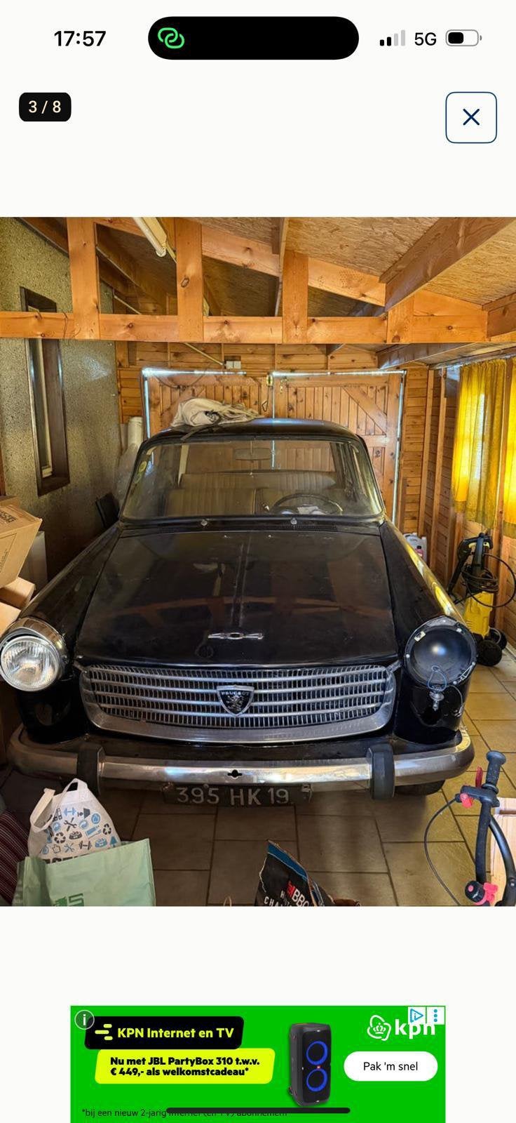Peugeot 404 1971 1.6 Benzine, Ophalen of Verzenden, Peugeot