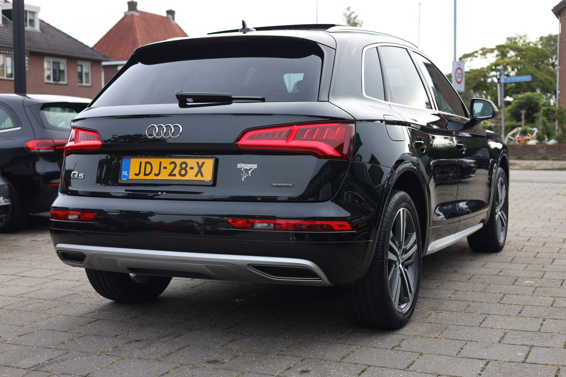 Audi Q5 45 TFSI QUATTRO | 3X S-LINE | PANO | CARPLAY | TREKH, Auto's, Dealer onderhouden, Gebruikt, 4 cilinders, Leder en Stof