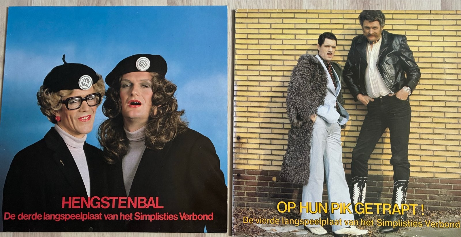 Het Simplisties Verbond - Hengstenbal & Op Hun Pik Getrapt!, LP, Gebruikt, Overige genres, Ophalen of Verzenden
