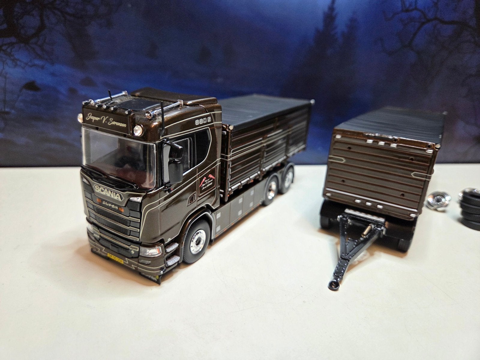 Tekno Scania NG deense combie, Jobo.models@gmail.com, Ophalen of Verzenden, Tekno, Jobo-models
