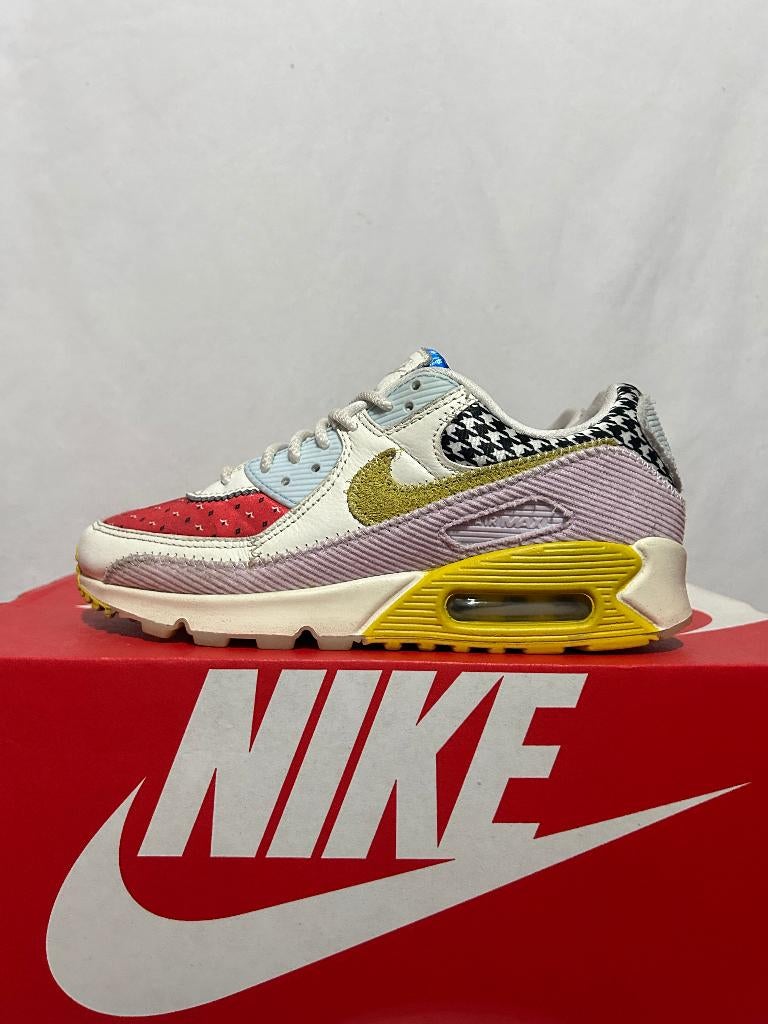 ALS NIEUW! Maat 38,5 - Nike Air Max 90 Patchwork
