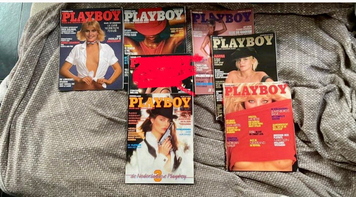 Playboy vintage 1e jaar 1983, Boeken, Ophalen of Verzenden, Zo goed als nieuw, Muziek, Film of Tv
