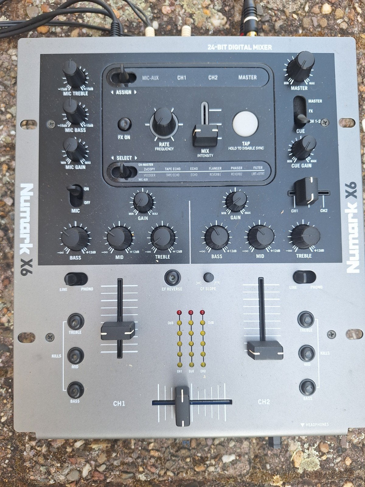 Numark X6, Ophalen, Minder dan 5 kanalen