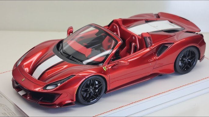 Dino Model Ferrari 488 Pista Spider (Metallic Red), Ophalen of Verzenden, Nieuw, Overige merken