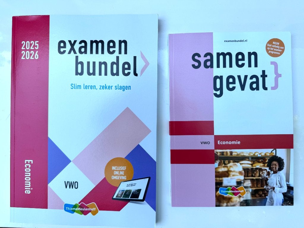 Samenvatting en Examenbundel Economie VWO, VWO, Economie, Ophalen of Verzenden, Zo goed als nieuw