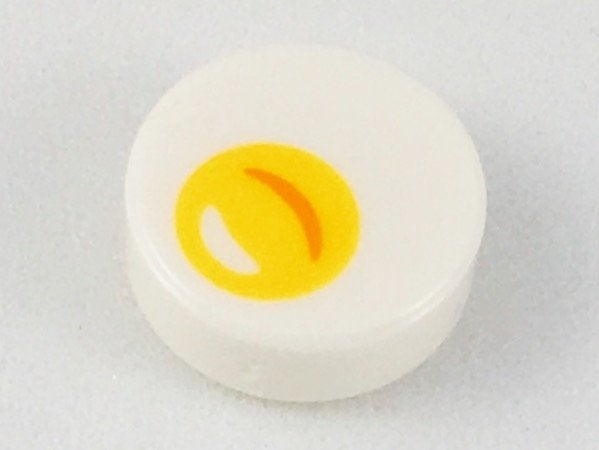 lego 1x1 ei wit (10), Ophalen of Verzenden, Nieuw, Accessoire, Lego
