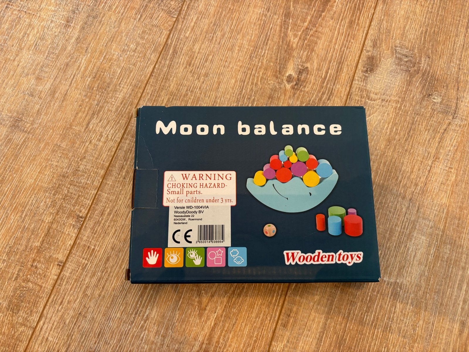 Moon Balance Houten Balansspel - Educatief Speelgoed, Ophalen of Verzenden, Nieuw, Overige typen