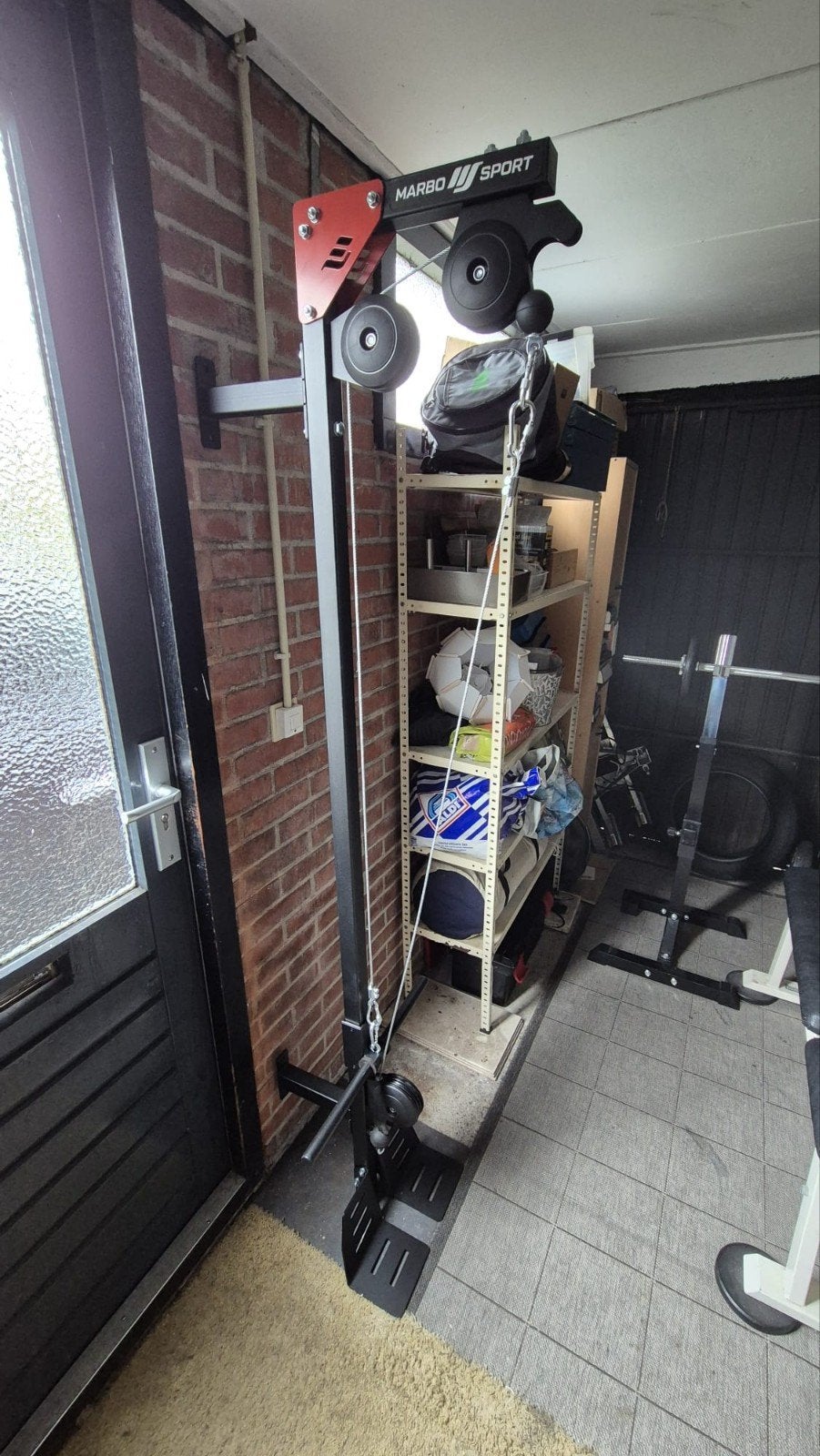 Marbo Sport Wandmontage Lat Pulldown MH-W101 2.0, Ophalen, Zo goed als nieuw, Buik, Overige typen