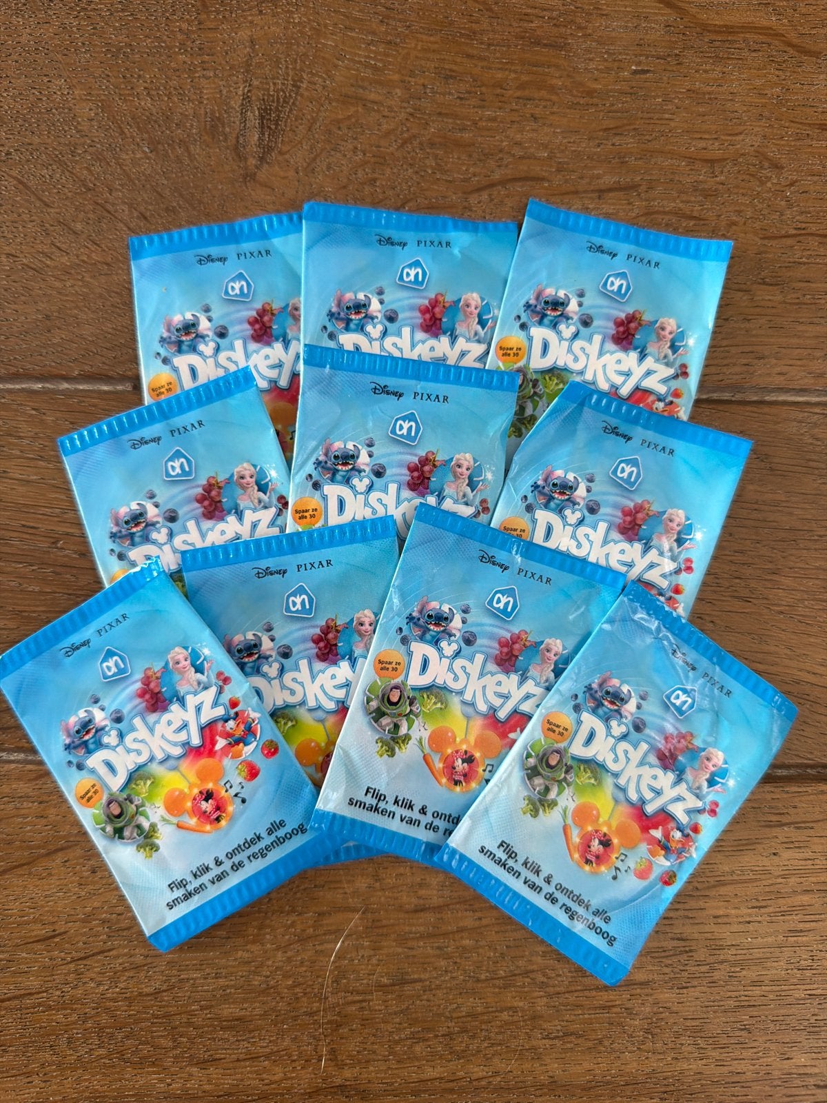 10 dichte pakjes Diskeyz spaaractie Albert Heijn 2026, Verzamelen, Albert Heijn, Ophalen of Verzenden