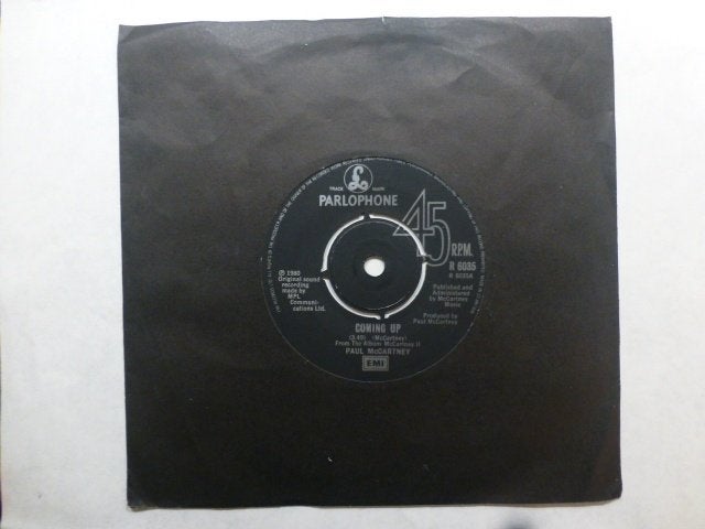 Paul McCartney. Coming up. / Lunch box./ Coming up live, Ophalen of Verzenden, Gebruikt, 7 inch, Pop