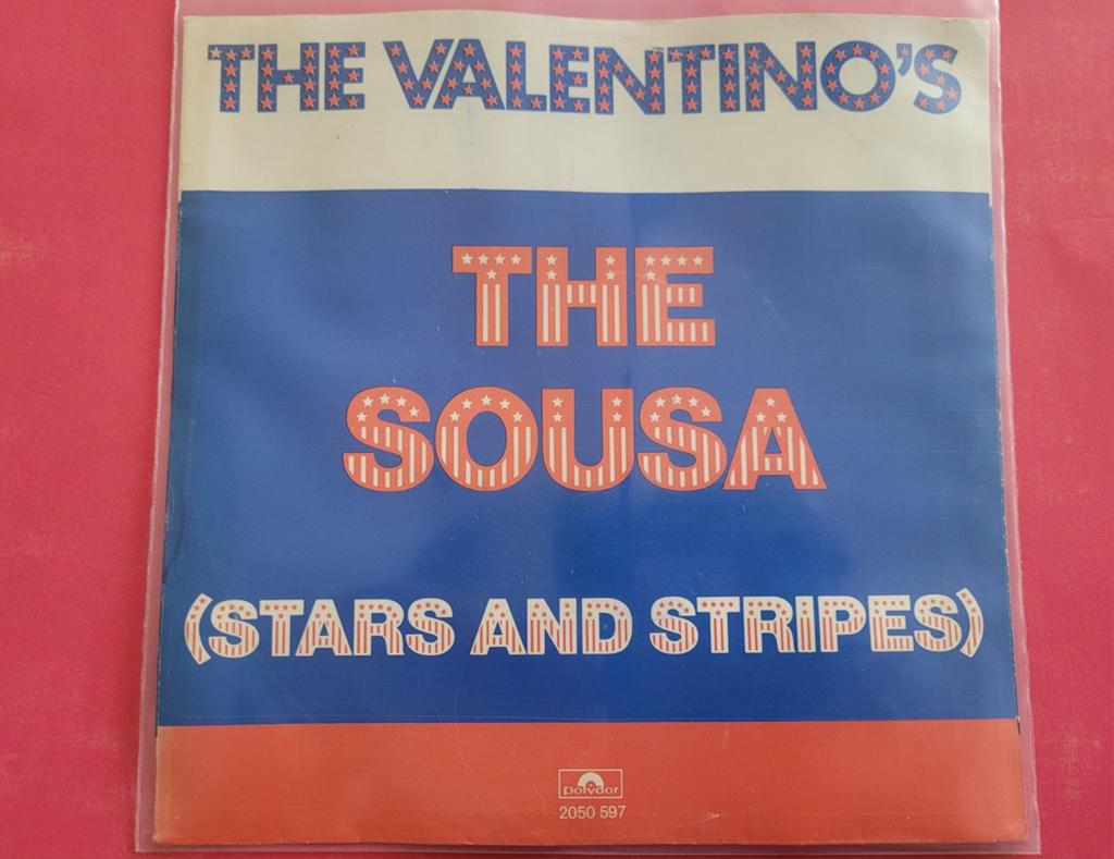 The Valentino's - The sousa ( stars on stripes), Ophalen, Zo goed als nieuw, Overige formaten, Levenslied of Smartlap