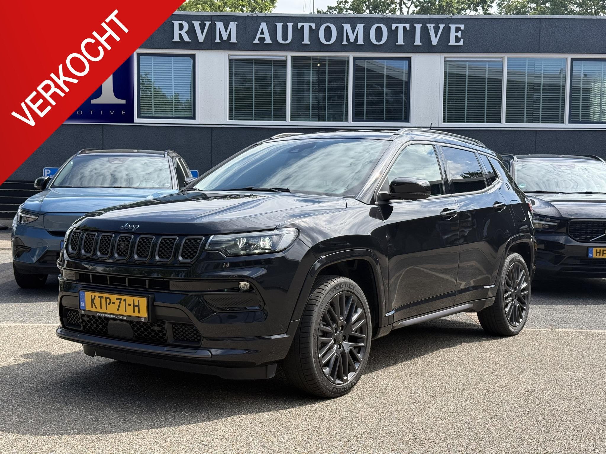 Jeep Compass 4xe 240 Plug-in Hybrid Electric S 360 CAMERA| E, Auto's, Jeep, Automaat, 4 cilinders, 179 pk, Zwart